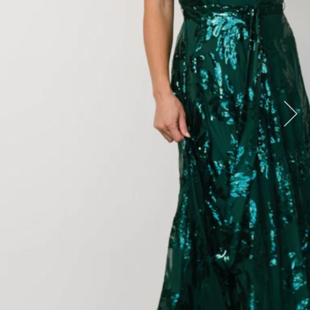 Baltic Born Muse Sequin Maxi Dress M